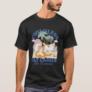 T-shirt Femme De Chat Sans Enfant Pour L'Élection De Kamal
