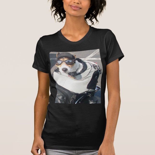 T-shirt Femme de chien de porc (Devant)