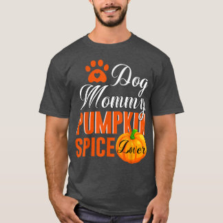 T-shirt Femme de Chute mignonne Chien cadeau maman Citroui
