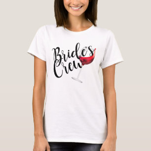 T-shirt Femme de femme de chambre à vin de l'équipage