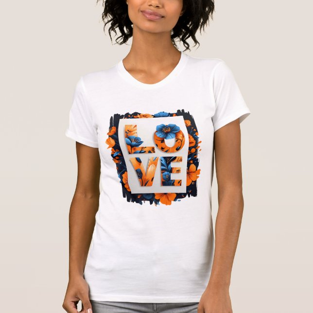 T-shirt femme de Floral LOVE (Devant)