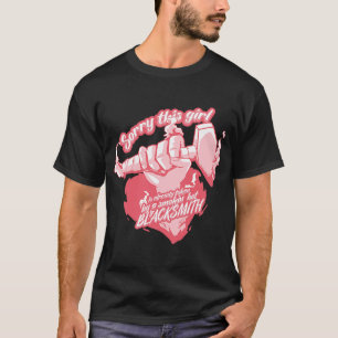 T-shirt Femme de forgeron Fille fière de forge