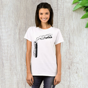 T-shirt Femme de la pile de fumée