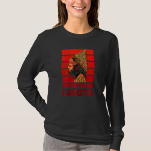 T-shirt Femme de la tribu Lakota Fière Amérindienne La