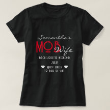 Femme de Mob & Martini Noir Bachelorette Party Bac