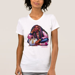 T-shirt Femme de mode urbaine hip hop chic à la mélanine