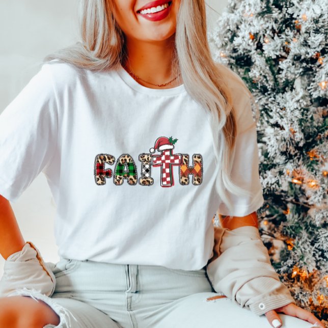 T-shirt femme de Noël FOI (Créateur téléchargé)