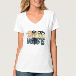 T-shirt Femme de police