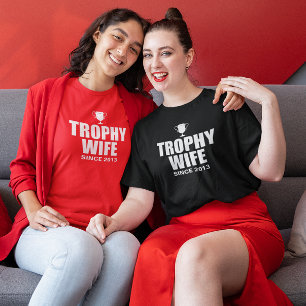 T-shirt Femme de trophée lesbienne personnalisée