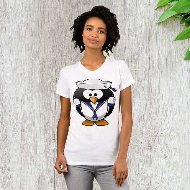 T-Shirt Femme de voile de pingouin (Créateur téléchargé)
