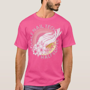 T-shirt Femme demi-ongle Tech demi-café manicuriste Cosme