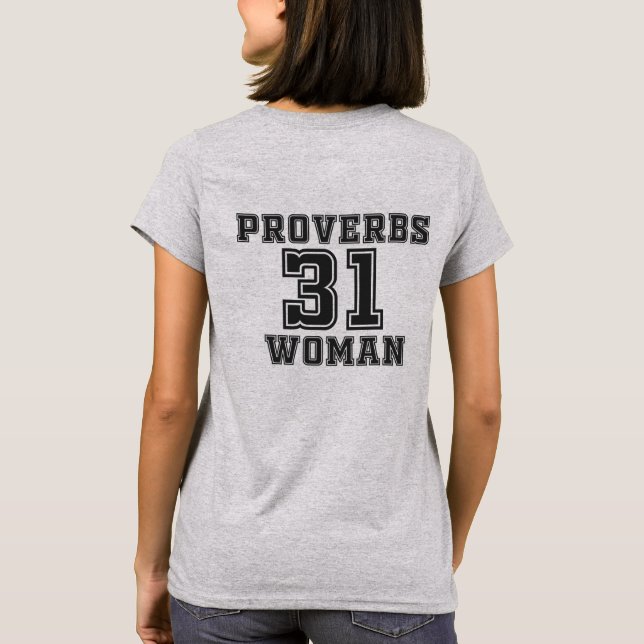 T-shirt Femme des proverbes 31 (Dos)