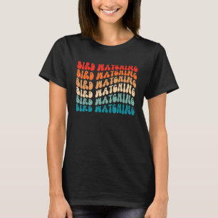 T-shirt Femme d'observation d'oiseaux super Retro les anné