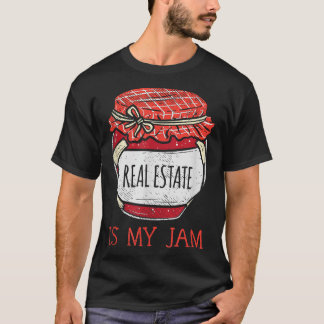 T-shirt Femme drôle agent immobilier Citation mignonne de