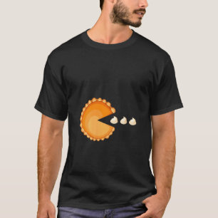 T-shirt Femme Drôle Citrouille tarte Thanksgiving Manger W