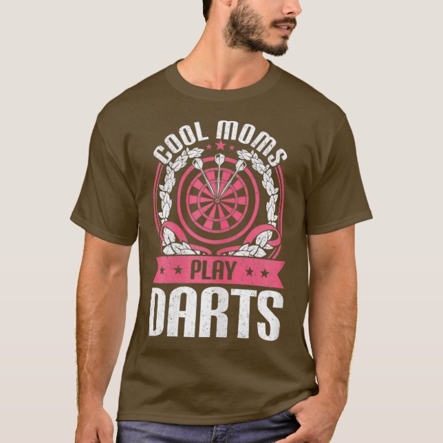 T-shirt Femme Drôle Dart Lecteur Citation Cool Moms (Devant)