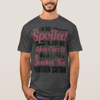 T-shirt Femme Drôle D'Un Capitaine De Ponton Je Ne Suis Pa