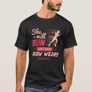 T-shirt Femme Drôle Elle Dirige XC Cross Country Running
