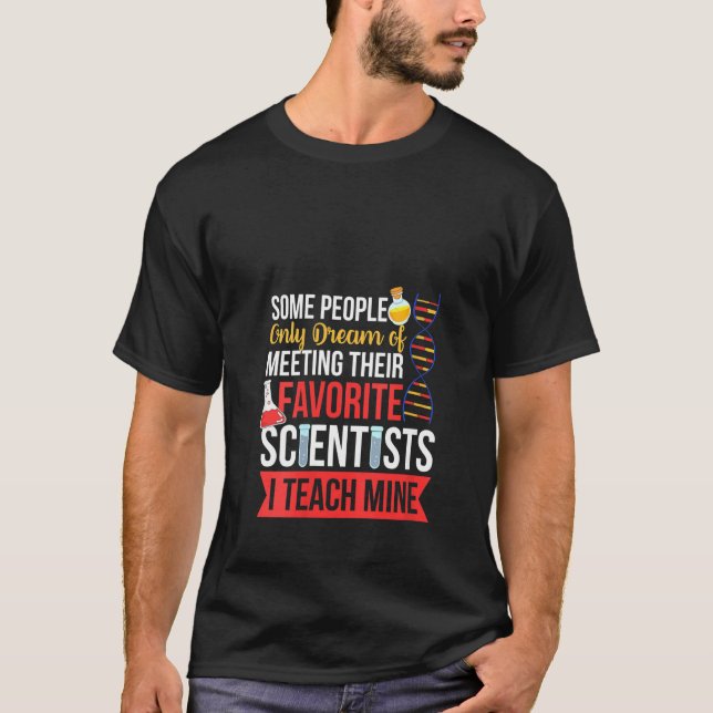 T-shirt Femme Drôle Enseignant J'Enseigne Mon Scientifique (Devant)
