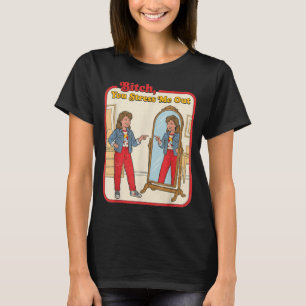 T-shirt Femme drôle et sarcastique sous pression Miroir Ré