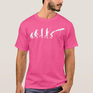 T-shirt Femme Drôle Télescope Evolution Astronome Don A