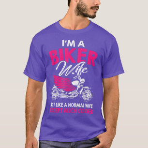 T-shirt Femme Drôle Vélo Femme Cadeau Pour Lady Motorcycle