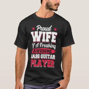 T-shirt Femme du joueur de basse guitariste Baid