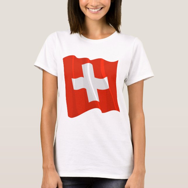T-shirt femme du pavillon suisse (Devant)