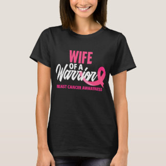 T-shirt Femme D'Un Guerrier Cancer Du Sein