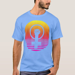 T-shirt Femme Égalité Femme Vers Féministe Vintage Féminis