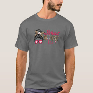 T-shirt Femme Ej6g Messy Bun École infirmière enseignant é