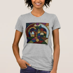 T-shirt femme en Colorblock