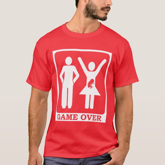 T-shirt Femme enceinte - Jeu sur (Devant)