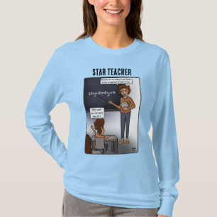 T-shirt femme enseignante étoile