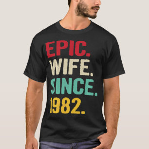 T-shirt Femme épopée depuis 1982 Son 40e anniversaire de M