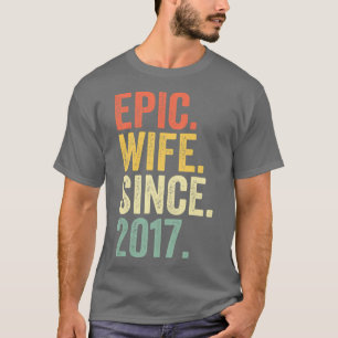 T-shirt Femme épopée depuis 2017 5ème anniversaire de Mari