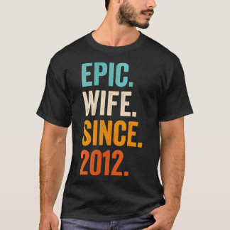 T-shirt Femme épopée femme depuis 2012 10ème anniversaire 