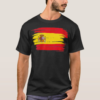 T-shirt Femme Espagne Espagne Barcelone Drapeau Madrid Pay