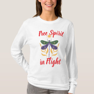 T-shirt Femme, Esprit libre en vol - Papillon