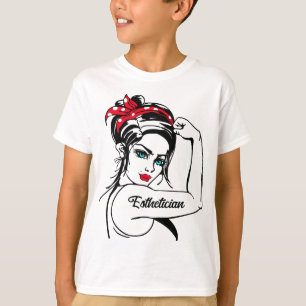 T-shirt Femme Esthétique Rosie Le Riveter Pin Up