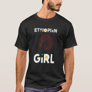 T-shirt Femme Ethiopienne fille Ethiopienne Diva Africaine
