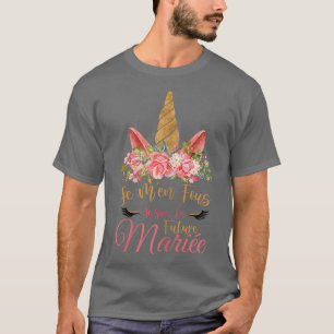 T-shirt Femme EVJF Mariée personnalisée pour être mariée C