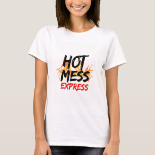 T-shirt femme Express de mess Hot