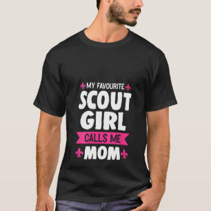 T-shirt Femme Favori Scout Girl Me Appelle Maman Scout Dau
