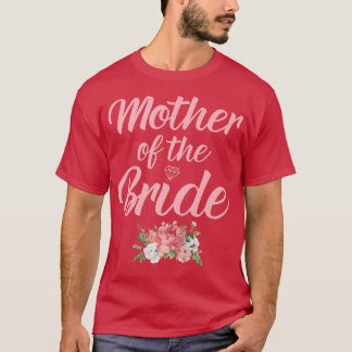 T-shirt Femme Femme Mère de la mariée Mère du Br