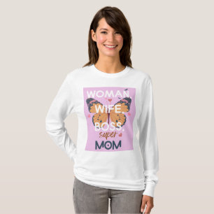 T-shirt Femme, femme, patron, super maman
