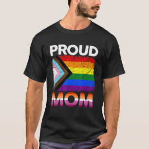 T-shirt Femme Fière Maman Transgenre Fierté Lesbienne Lgbt