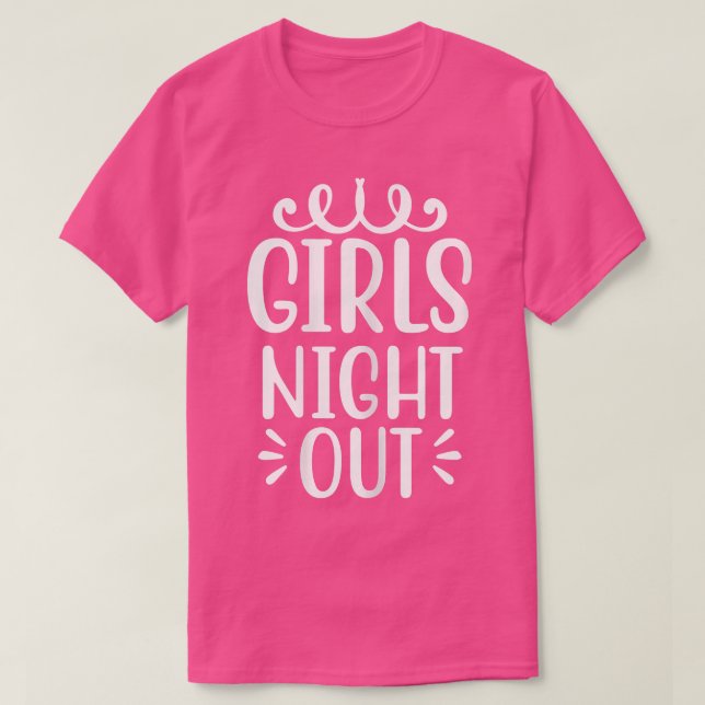 T-shirt Femme Filles Night Sortie Fiançailles juste ma (Design devant)