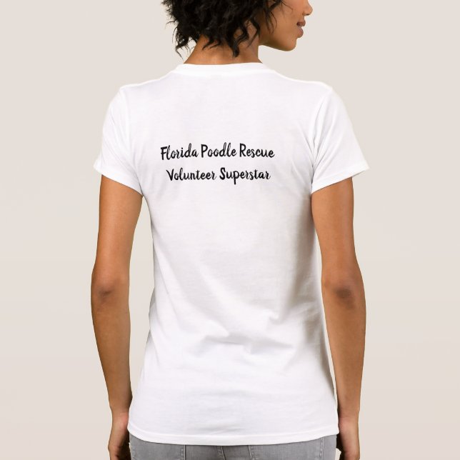 T-shirt Femme Fit Superstar bénévole (Dos)