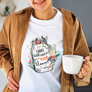 T-shirt femme fleur sauvage